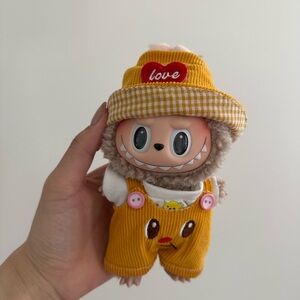 Butter bear labubu outfit
